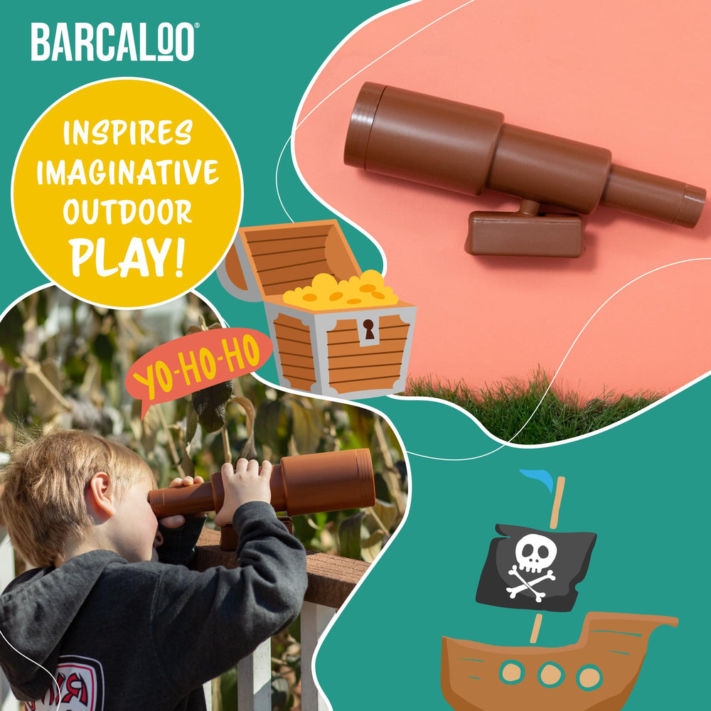 Durable outdoor use of Barcaloo pirate telescope attachment