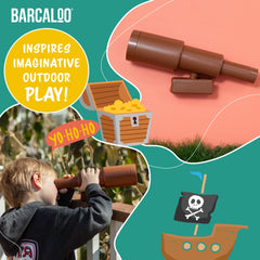 Durable outdoor use of Barcaloo pirate telescope attachment
