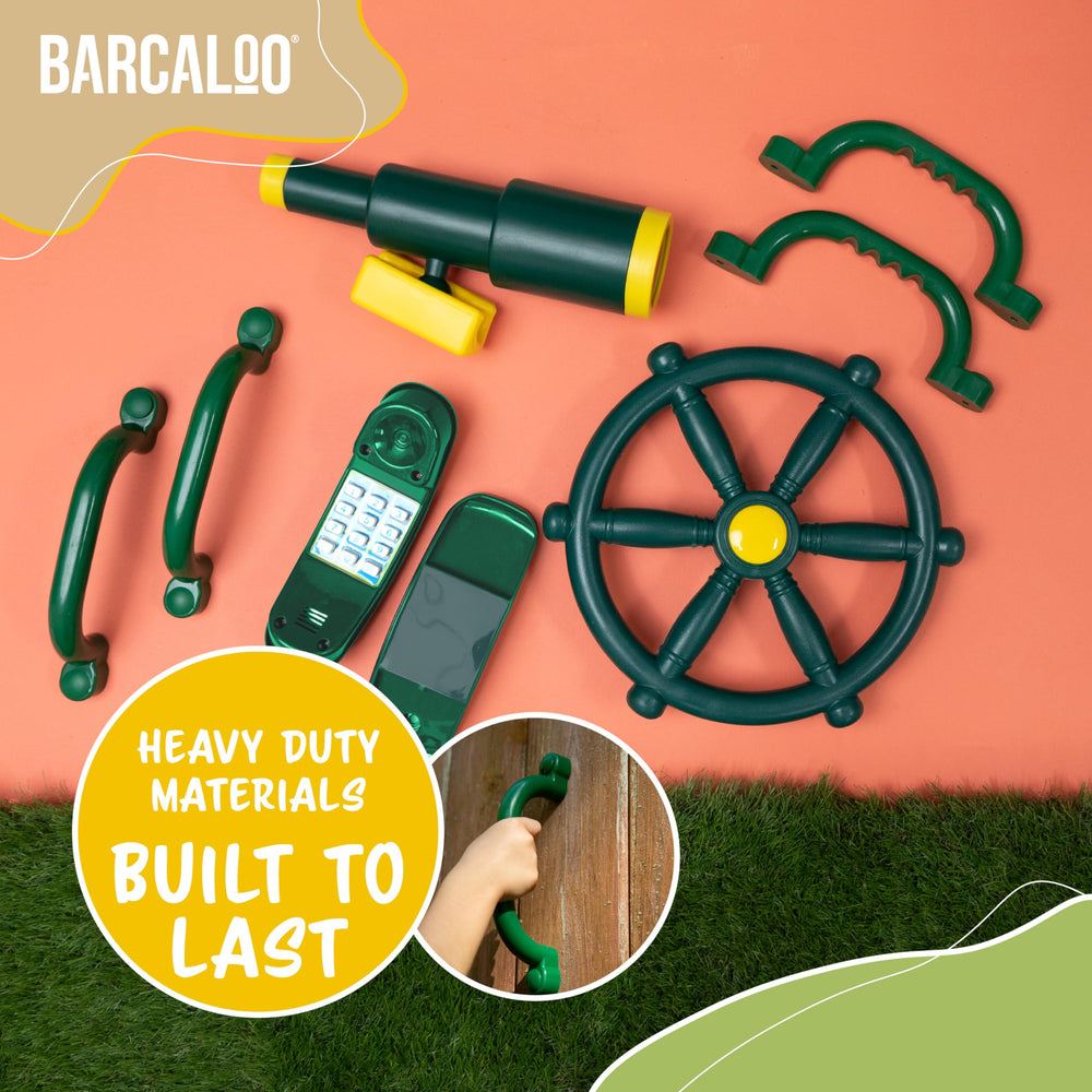 Barcaloo treehouse setup with easy installation for quicker play