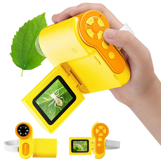 Barchrons 1000X microscope with HD screen for detailed, kid-friendly learning