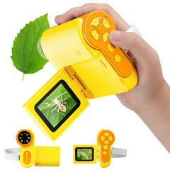 Barchrons 1000X microscope with HD screen for detailed, kid-friendly learning