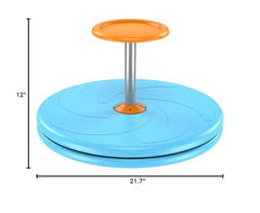 BARNEY KAITE BS Spinner-X blue toy for kids 3 and up, suitable for indoor/outdoor spaces.