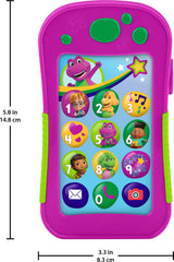 Barney's Hey Barney Phone's sturdy design supports durable, hands-on play.