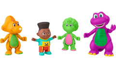Barney figure from Barney's World Hey Friends pack for imaginative toddler play.