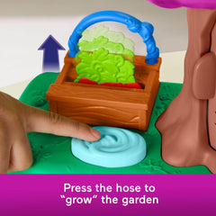 Barney and Billy figures spark cooperative pretend play and friendship.