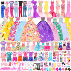 BARWA 11.5 inch doll wedding gowns for imaginative dress-up play
