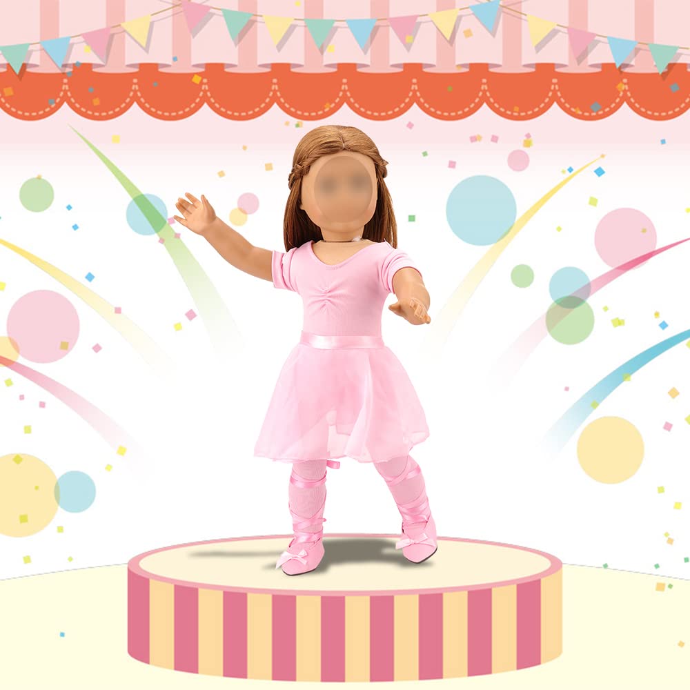 Barwa 18-inch doll ballet outfit set packaging and presentation