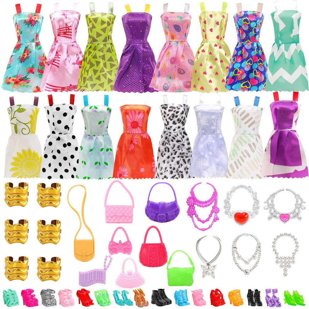 BARWA crowns and necklaces for 11.5-inch dolls add sparkle during play