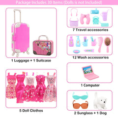 BARWA Travel Toiletries Kit: compact set for pretend spa and grooming play