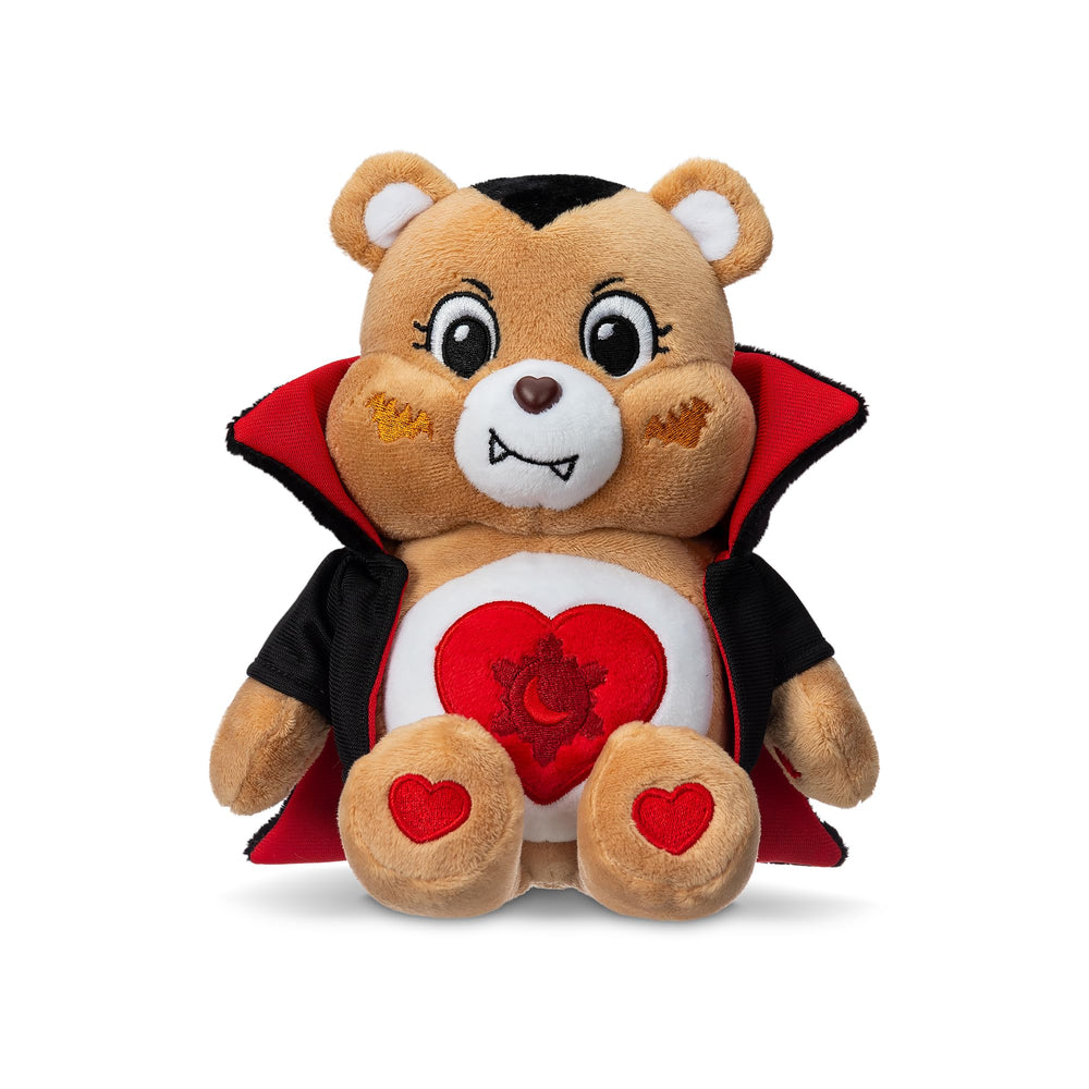 Basic Fun Cheer Bear as Bride of Frankenstein plush—collectible storytelling companion for spooky fun.