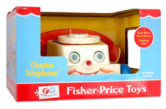 Basic Fun Fisher-Price Chatter Phone roll-along design supports active play.