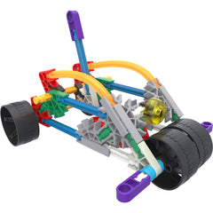 Basic Fun K'NEX spaceship model with snap-together pieces to encourage problem-solving and creativity.