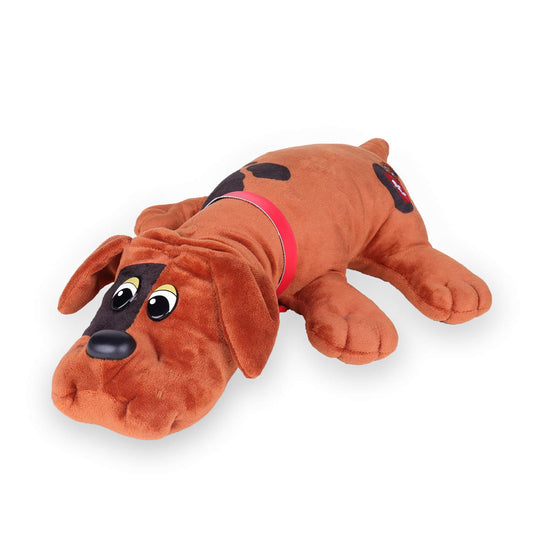 Basic Fun Pound Puppies face close-up, ideal cuddle buddy and imaginative play companion.