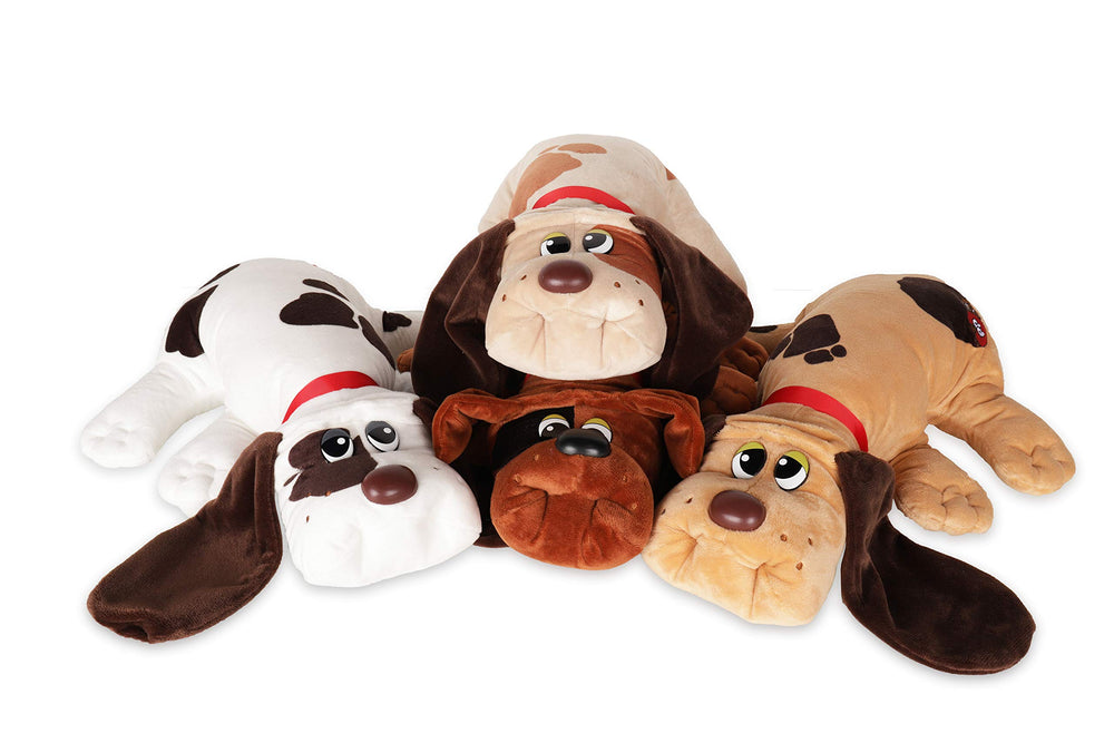 Basic Fun Pound Puppies includes sticker sheet, name tag, and adoption certificate for personalizing your pup.