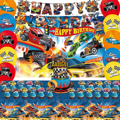 BASICF hot car birthday banner for bold decor and quick setup.