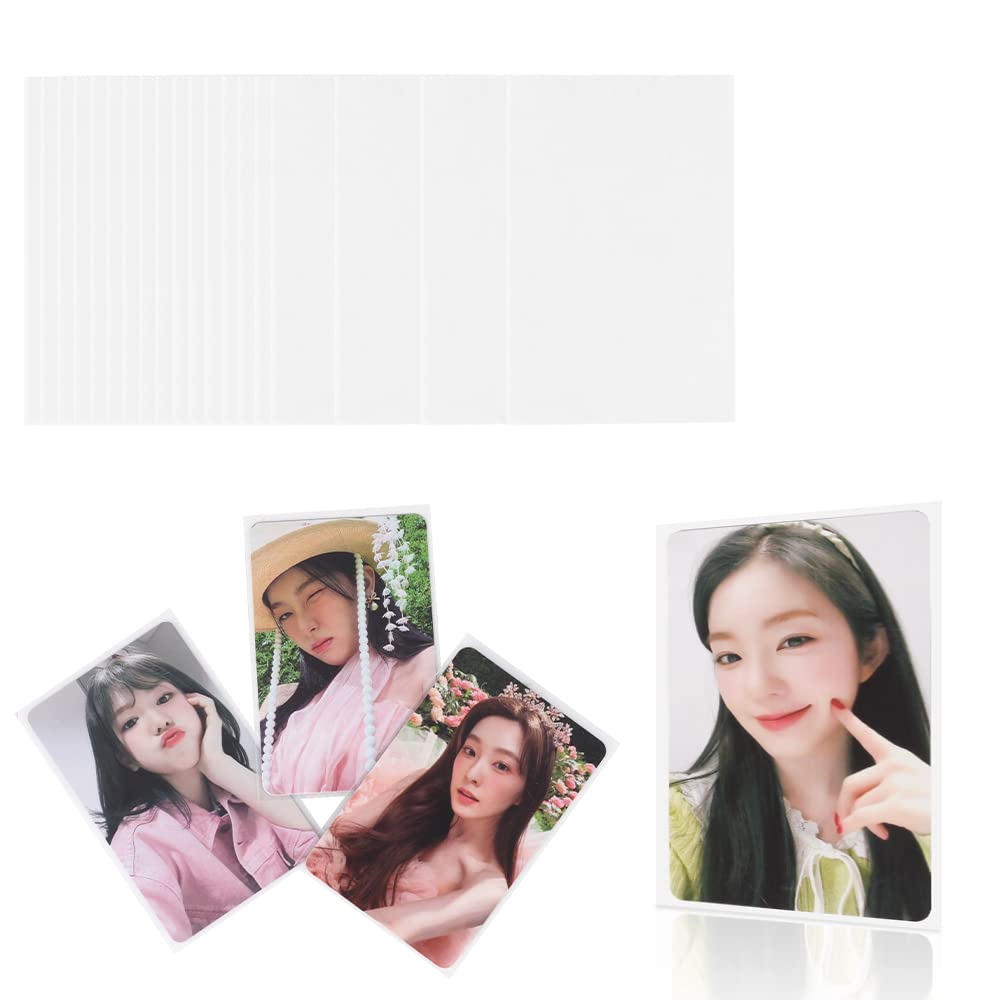 Baskiss photocard sleeve with crystal-clear view for display and protection
