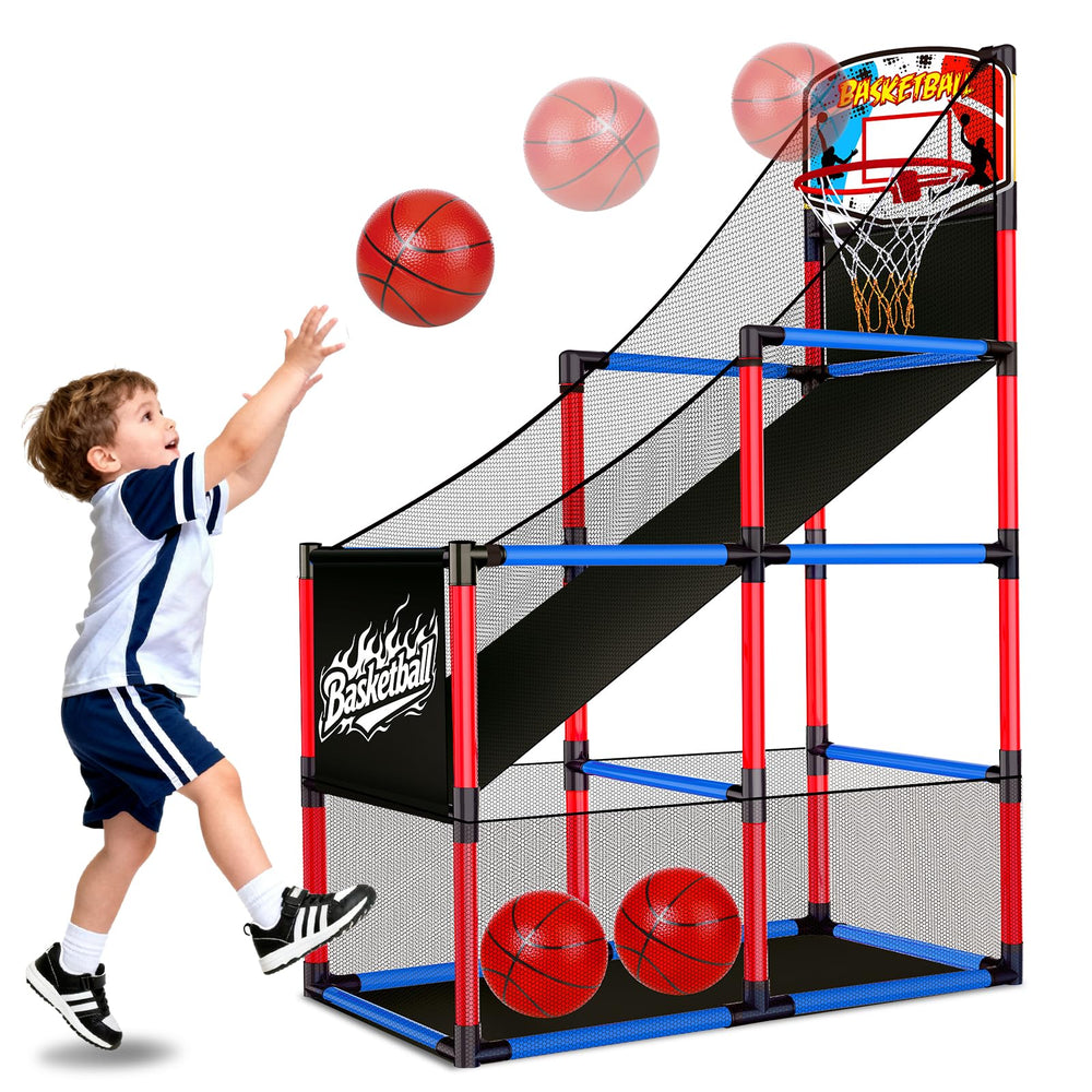 Basytodio arcade basketball hoop board for home games and family fun.