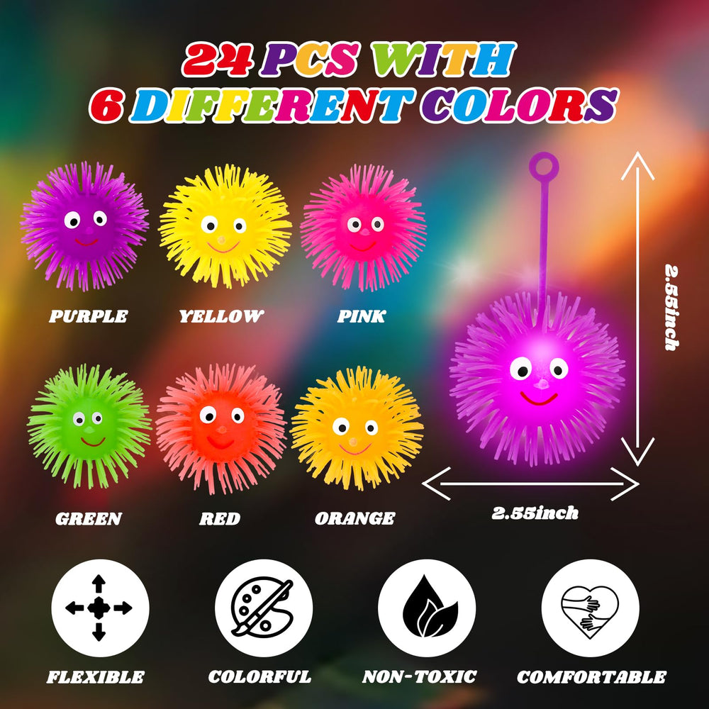Basytodio ball bounces back and flashes for interactive play