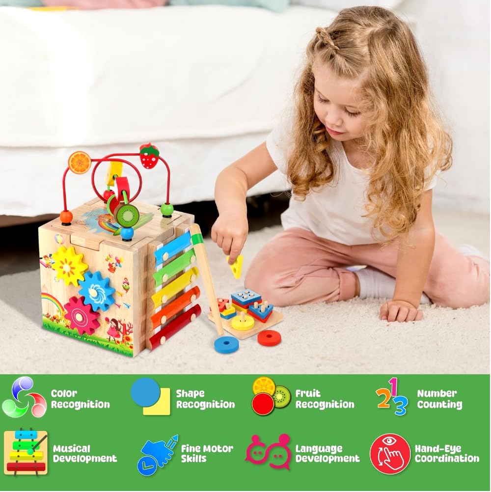 Batlofty shape sorter aids color and shape recognition through play