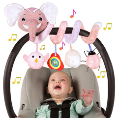 BATOHO musical owl rattle plush toy sparks auditory curiosity during travel