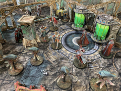 Core Space First Born terrain enhances sci-fi table immersion.