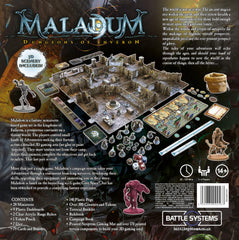 Battle Systems Maladum cooperative play in action emphasizes teamwork on the dungeon floor.