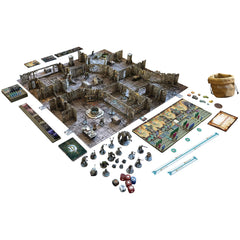 Battle Systems Maladum terrain tiles close-up shows modular 3D scenery for flexible layouts.