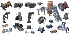 Battle Systems plaza ruins offer focal points for encounters and terrain advantage.