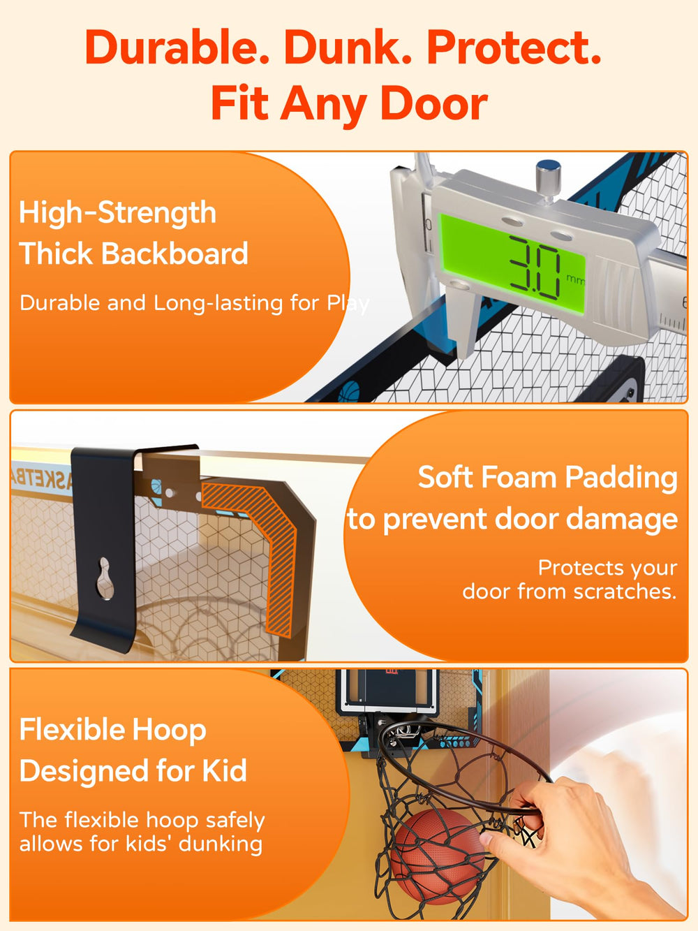 BATURU foldable rim saves space for compact indoor setups.