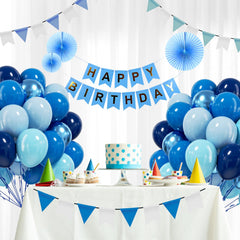 BAUANOOY navy blue balloons for elegant themes