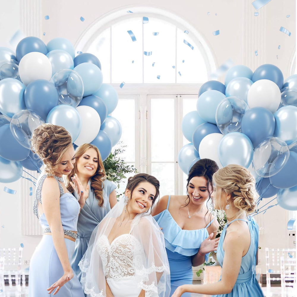 BAUANOOY clear balloons 12-inch for airy balloon garlands and clusters