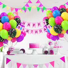 BAUANOOY Silver ribbon and glue dots finish balloon arrangements