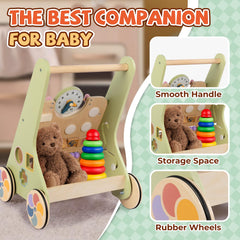 BAUTIA walker with built-in toy storage for on-the-go play