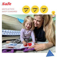 BAVY Quiet Book compact design fits small travel bags.