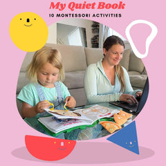 BAVY Quiet Book velcro shapes for matching practice on the go.