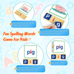 BAYSING double-sided flashcards with vivid images for vocabulary expansion.