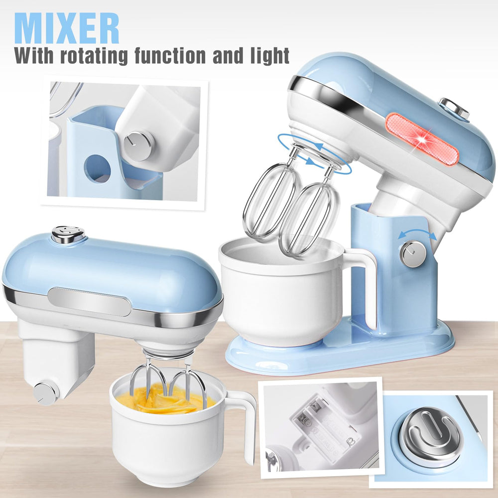 B Bascolor stand mixer captures rotating blending action for baking play