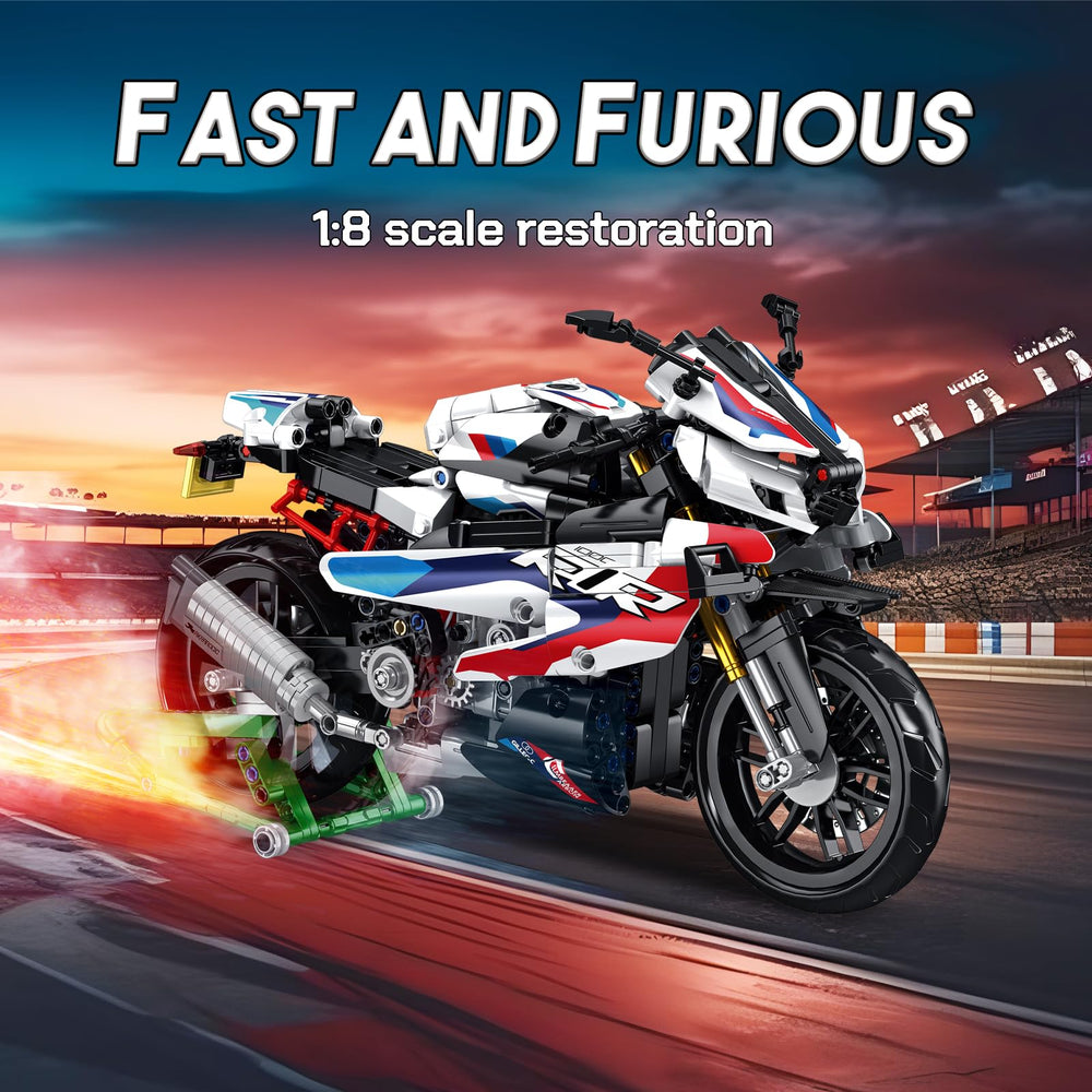 BBEUU 1000RR windscreen detail enhances realism for display or play.
