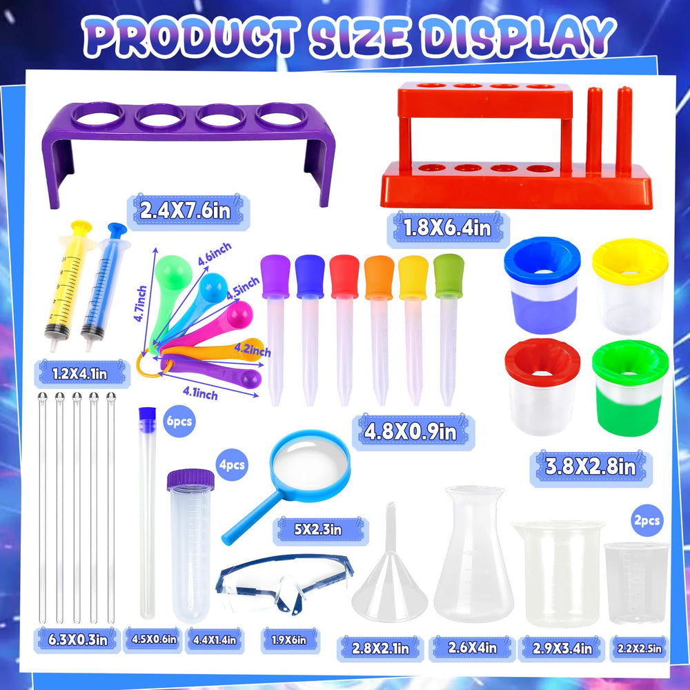 Bbiamsleep test tubes with stand for hands-on observation and learning.
