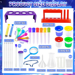 Bbiamsleep test tubes with stand for hands-on observation and learning.