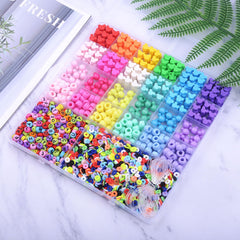 BBita colorful letter beads for custom names.