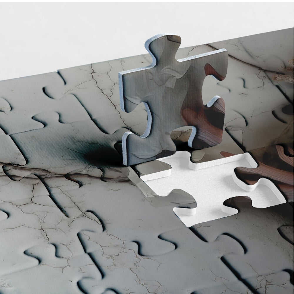 BBOLDIN Adventurous White Mouse puzzle artwork with cloak inspires cozy decor.