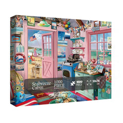 BBOLDIN Beach Summer House Puzzle packaging, gift-ready presentation for shoppers