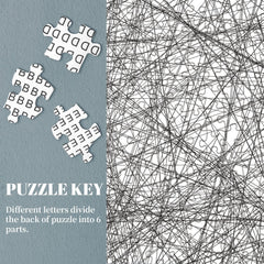 BBOLDIN black line puzzle design offers single-color challenge