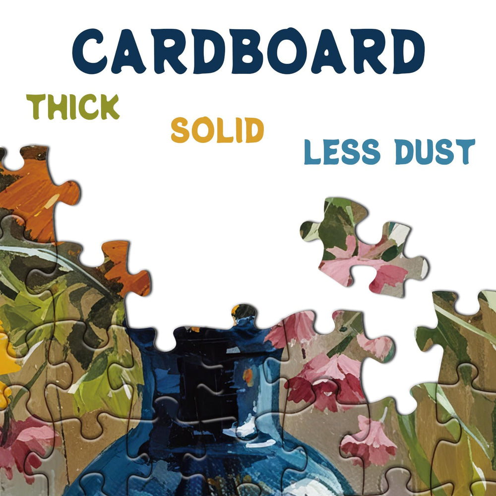 BBOLDIN detailed puzzle pieces closeup demonstrates precision cuts for easy assembly.