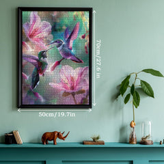 BBOLDIN green purple blue feathers add striking display contrast.