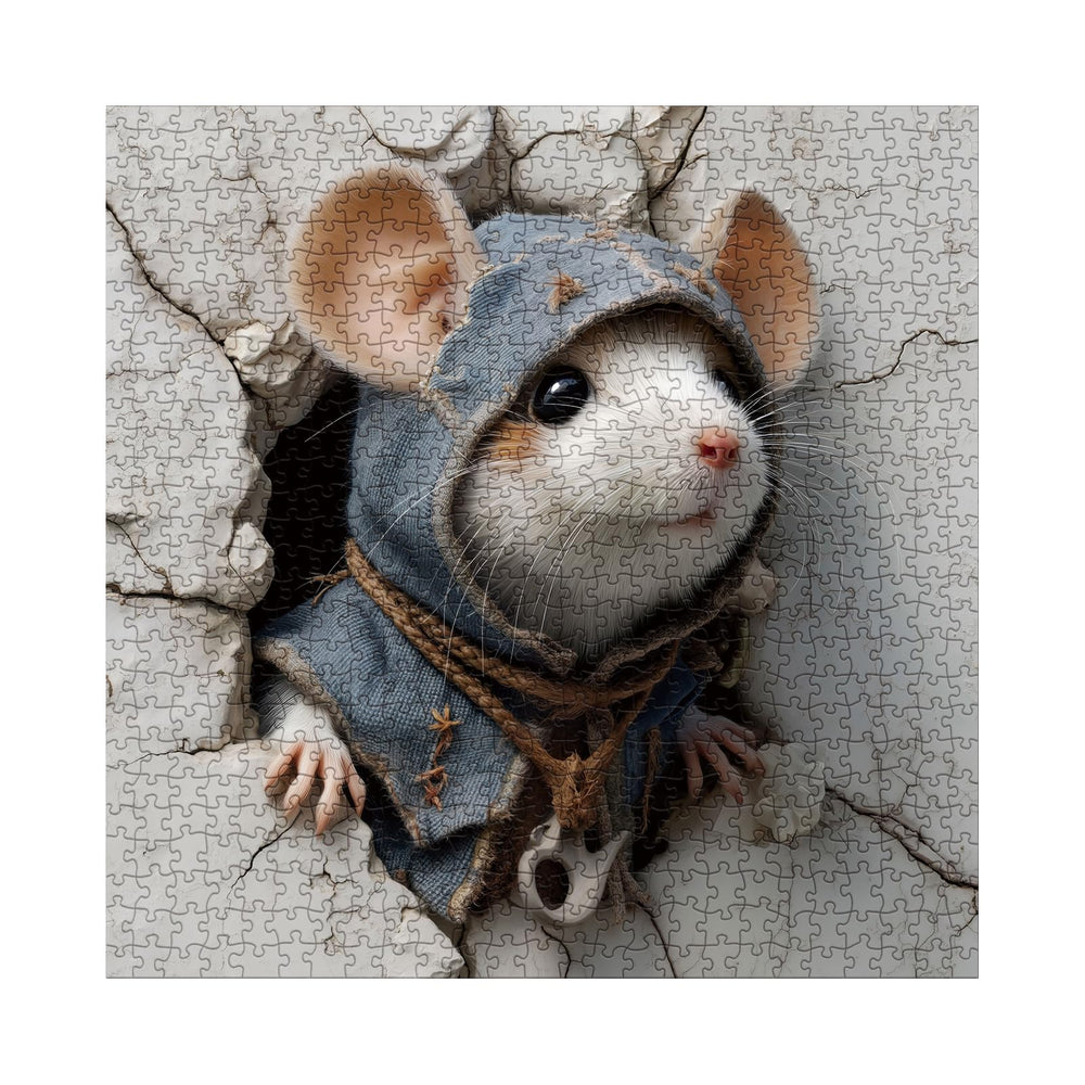 BBOLDIN Funny Mouse Puzzle poster-included view for reference during assembly.