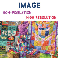 BBOLDIN HD oil printing delivers vivid colors on each piece.
