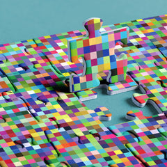 BBOLDIN Impossible puzzle back shows English letters to help progress