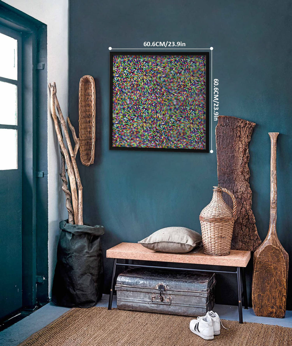 BBOLDIN Impossible puzzle mosaic colors with irregular layout challenges visual scanning
